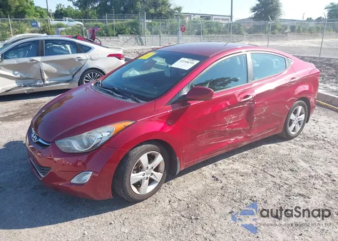 2013 Hyundai Elantra Gls from USA, damaged, VIN 5NPDH4AE0DH400287